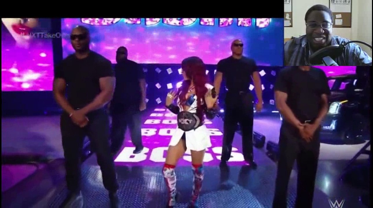 Mousa Watches Sasha Banks vs Bayley from WWE NXT Takeover - Brooklyn