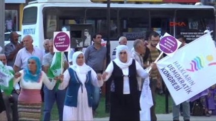Mersin- Hdp'li Kadınlardan Demokrasi Nöbeti