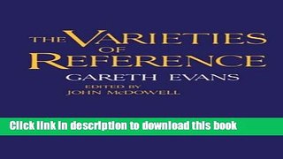 Books The Varieties of Reference Free Online