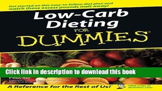 Books Low-Carb Dieting For Dummies Free Online