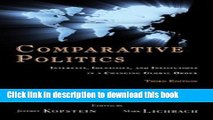 Ebook Comparative Politics: Interests, Identities, and Institutions in a Changing Global Order