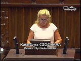 Poseł Katarzyna Czochara - Wystąpienie z dnia 07 lipca 2016 roku.