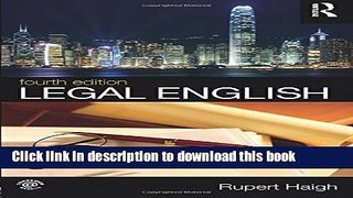 Ebook Legal English Full Online