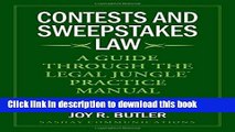 Ebook Contests and Sweepstakes Law: A Guide Through the Legal Jungle Practice Manual Free Online