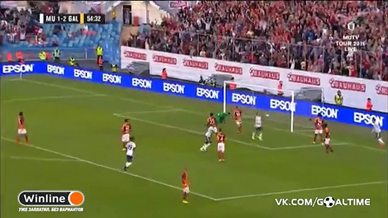 Marouane Fellaini Goal Galatasaray 2-4 Manchester United 30.07.2016 HD