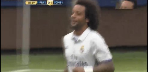 Marcelo Goal - Real Madrid 1-0 Chelsea - 30-07-2016