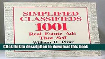 Books Simplified Classifieds: 1,001 Real Estate Ads That Sell Full Download
