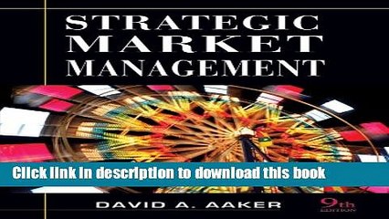 Books Strategic Market Management Free Online