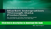 Books Market Integration Through Data Protection: An Analysis of the Insurance and Financial