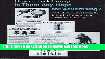 Ebook Is There Any Hope For Advertising? Full Download