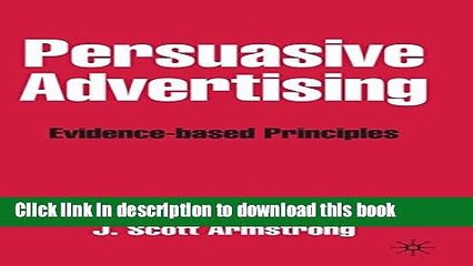 Ebook Persuasive Advertising: Evidence-based Principles Free Online