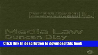 Books Media Law (SAGE Course Companions series) Free Online