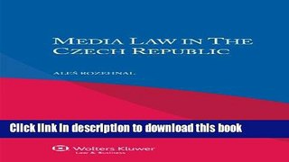 Ebook Media Law in the Czech Republic Full Download