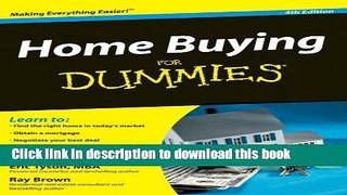 Books Home Buying For Dummies Full Online