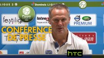 Conférence de presse ESTAC Troyes - FC Sochaux-Montbéliard (1-3) - 2016/2017