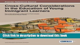 Books Cross-Cultural Considerations in the Education of Young Immigrant Learners (Advances in