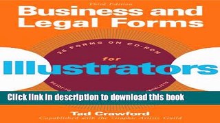 Books Business and Legal Forms for Illustrators Free Online