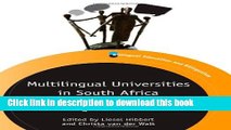 Books Multilingual Universities in South Africa: Reflecting Society in Higher Education (Bilingual