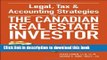 Ebook Legal, Tax and Accounting Strategies for the Canadian Real Estate Investor Full Online