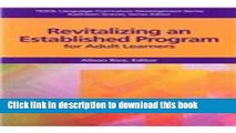 Ebook Revitalizing An Established Program For Adult Learners (Tesol Language Curriculum