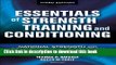 Ebook Essentials of Strength Training and Conditioning-3rd Edition Free Online