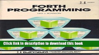 Ebook FORTH programming (The Blacksburg continuing education series) Free Online