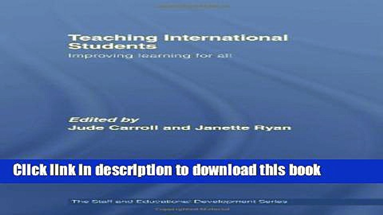 Books Teaching International Students: Improvin...