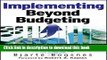 Ebook Implementing Beyond Budgeting: Unlocking the Performance Potential Free Online