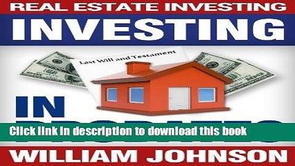 Ebook Real Estate Investors Investing In Probates Free Online