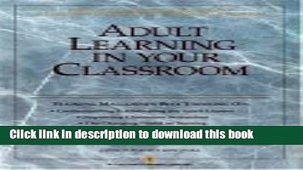 Books Adult Learning in Your Classroom Free Download
