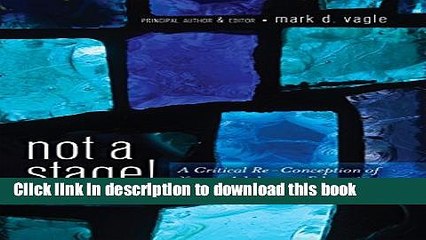 Ebook Not a Stage!: A Critical Re-Conception of Young Adolescent Education (Adolescent Cultures,