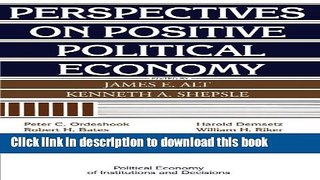 Books Perspectives on Positive Political Economy Full Online