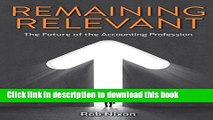 Books Remaining Relevant - The future of the accounting profession Free Online