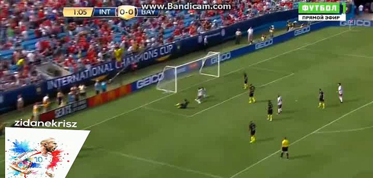 Samir Handanovic Fantastic Save HD - Inter Milan vs Bayern Munich - International Champions Cup - 30/07/2016