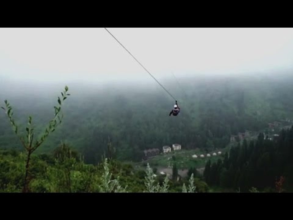 This zip line in Kazakhstan is Asia's longest, can you ride it?