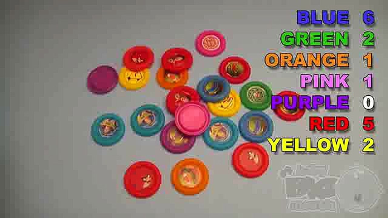 Learn Colours with Cartoon Flying Discs! Fun Learning Contest!(ipad)