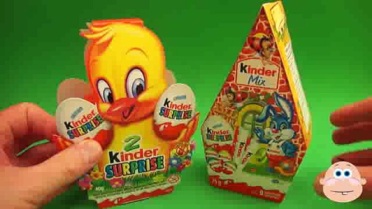 Kinder Surprise Eggs New Special Edition Easter Mix Toys Opening & Unboxing(ipad)