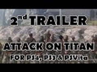 ¡AMAZING ATTACK ON TITAN 2nd TRAILER! For PS4, PS3 and PSVita - THE HYPE IS REAL