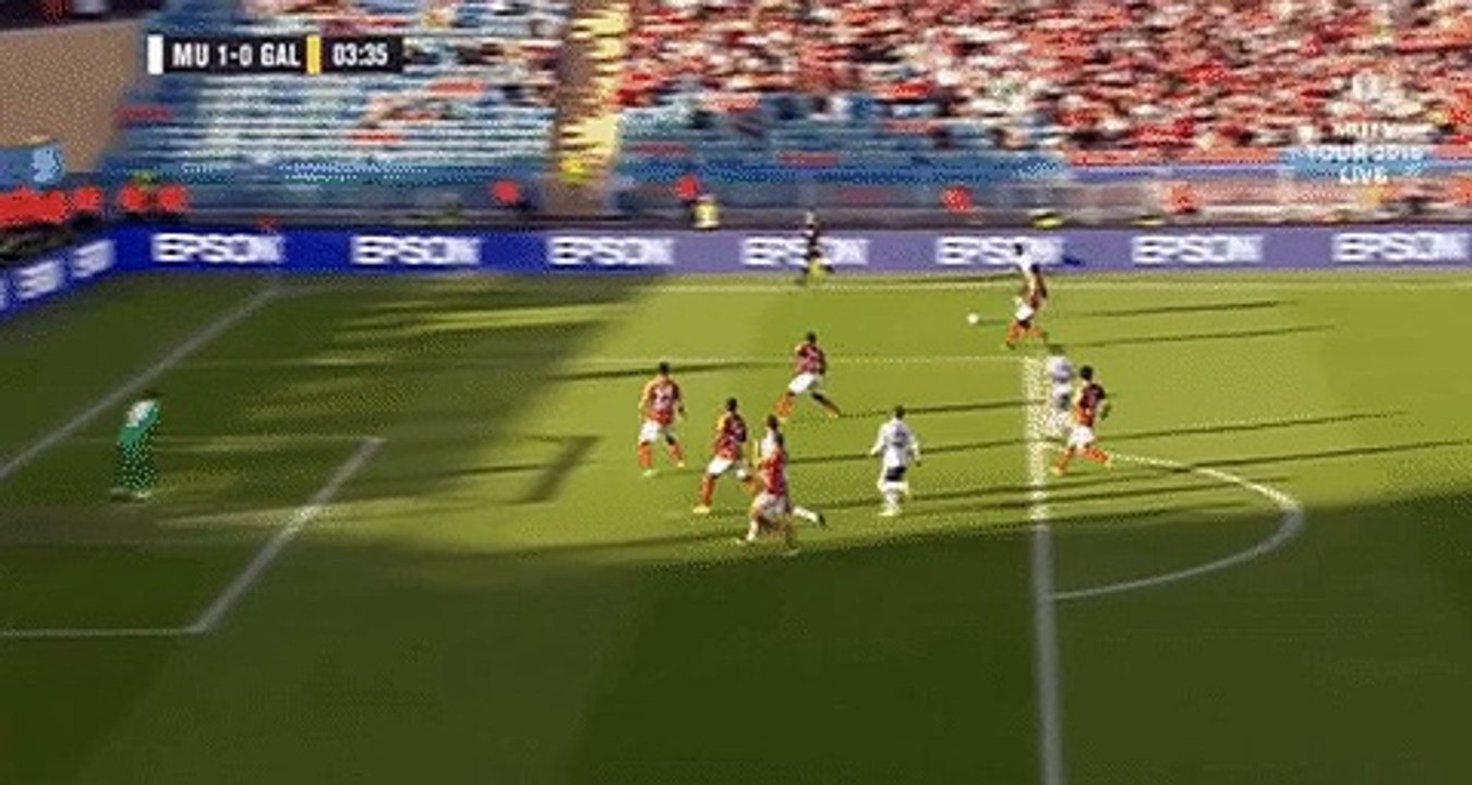 Zlatan Ibrahimovic only needed 4 minutes to score his First Goal for Manchester United!