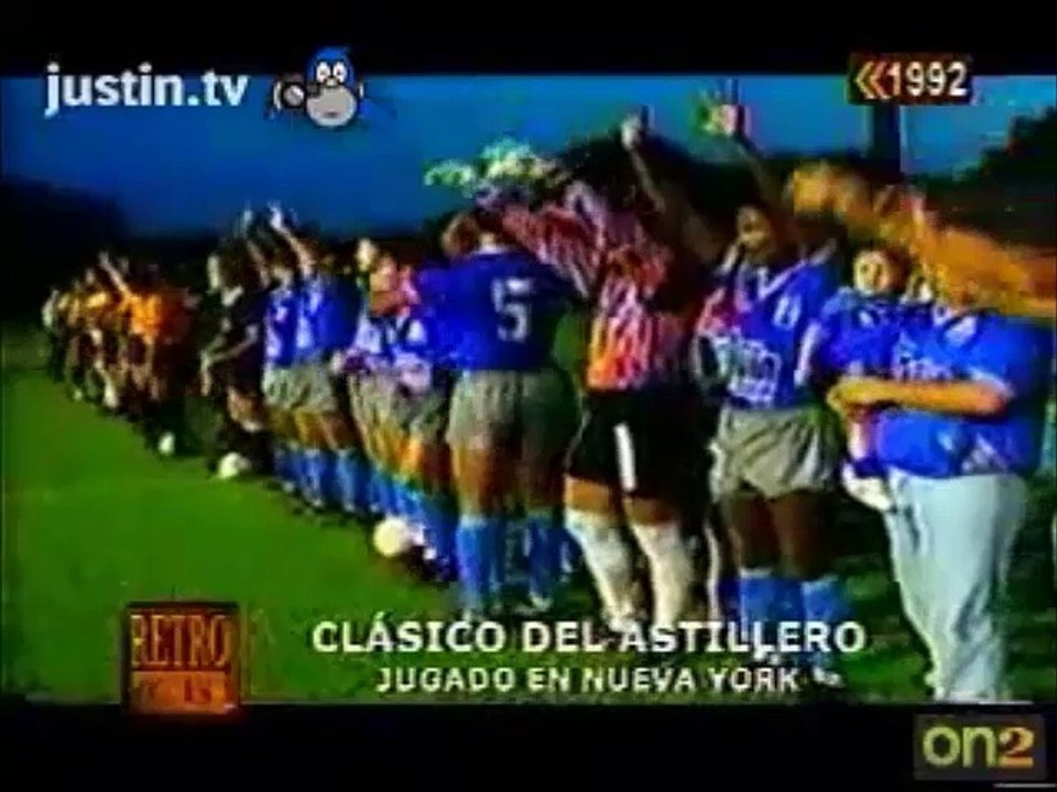 Emelec 1 Barcelona 0 -  (Resumen del Clásico en New York 30 Julio 1992)