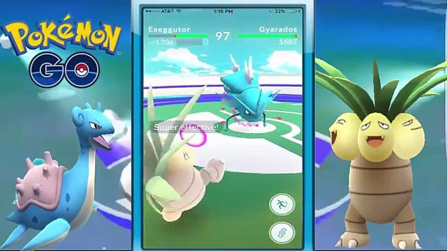 [PokemonGO] Wild Rare LAPRAS Got Caught w- Epic Max Pokemon Gym Battle