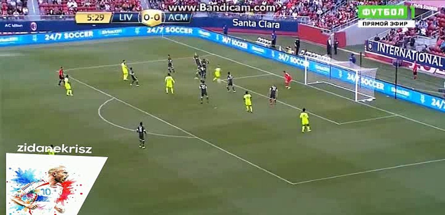 Sadio Mané Amazing Fast Run - Liverpool vs AC Milan - International Champions Cup - 31/07/2016