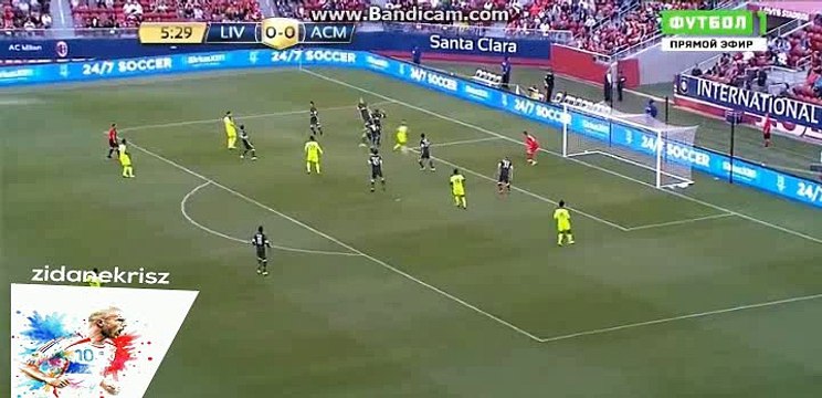 Sadio Mané Amazing Fast Run - Liverpool vs AC Milan - International Champions Cup - 31/07/2016