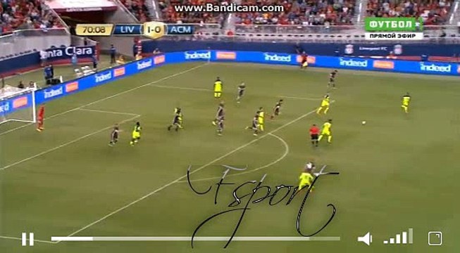 Divock Origi Second Goal HD - Liverpool vs AC Milan 2-0 31/7/2016