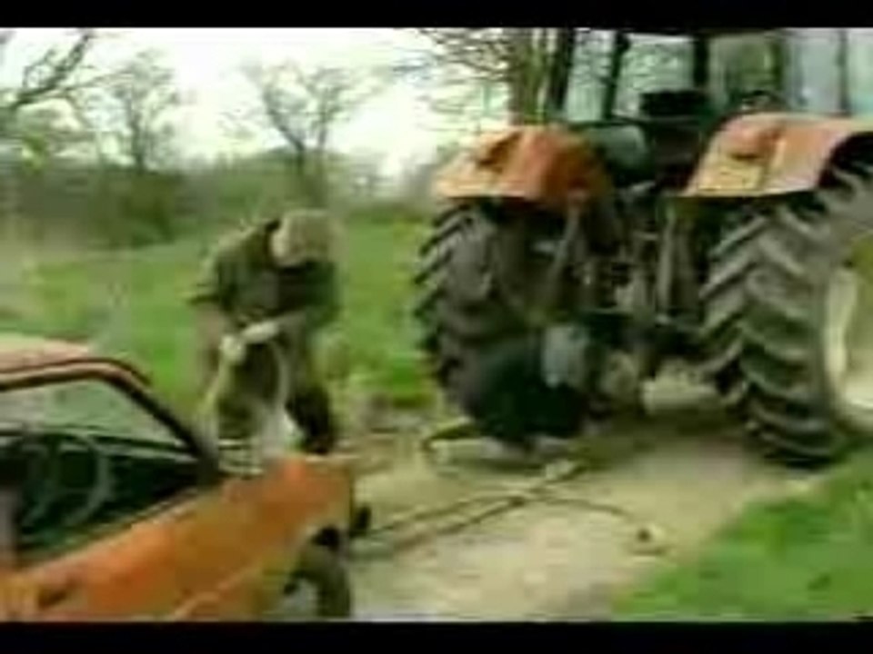 Crazy Farmers Catapult Car