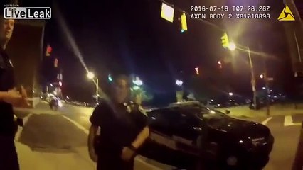 Kid runs into Baltimore police car while playing Pokemon GO Video