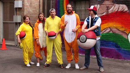 Pokémon Go Funny Prank!! Dressed as Real #Pokemon Video