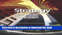 Books Strategy for Real Estate Companies Full Download