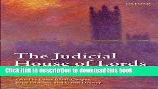 Ebook The Judicial House of Lords: 1876-2009 Free Download