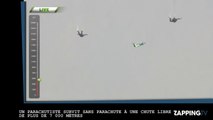 Un parachutiste survit sans parachute à une chute libre de plus de 7 000 mètres